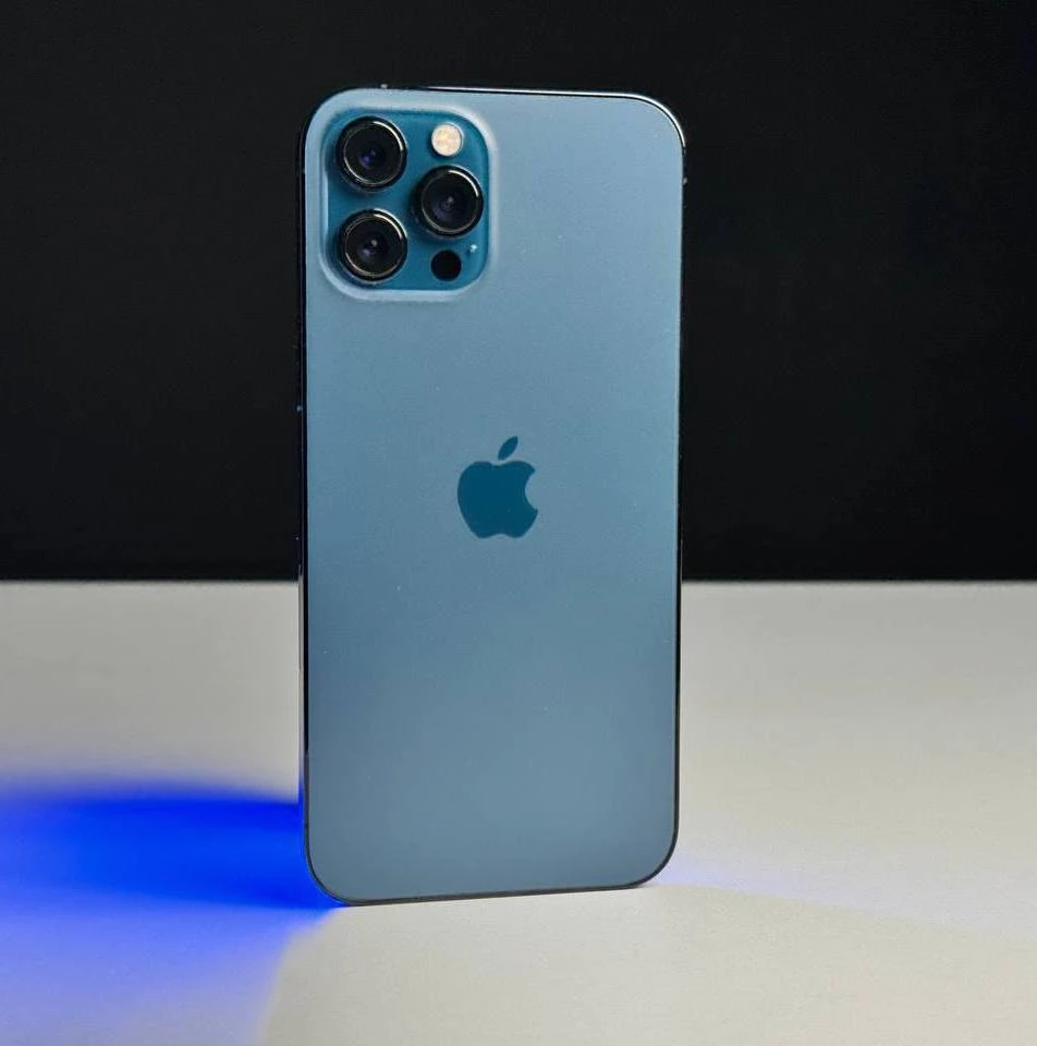 USED Apple iPhone 12 Pro Max 128GB Pacific Blue (MGCJ3, MGDA3)🔋87%(Стан - 9/10, Комплект - iPhone | гарантія - 1 міс.)