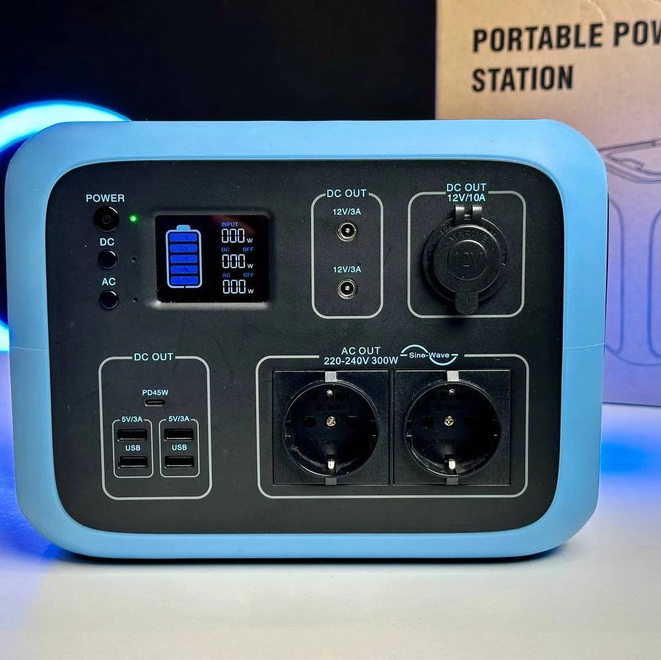 USED Портативная зарядная станция BLUETTI PowerOak AC50S Portable Power Station | 300W 500Wh – Blue