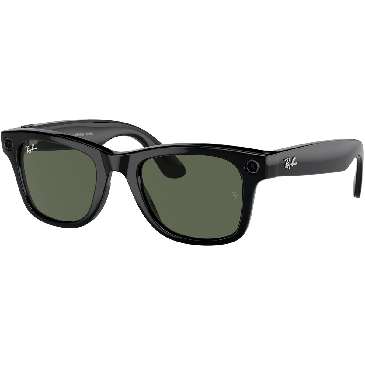 Смарт-очки Ray-Ban | Meta Wayfarer Standard - Shiny Black/G-15 Green (RW4006 601/71 50-22)