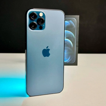 USED Apple iPhone 12 Pro 256GB Pacific Blue (MGLW3, MGMT3) 🔋86%(Состояние - 9.5/10, Комплект - Полный | гарантия - 1 мес.)