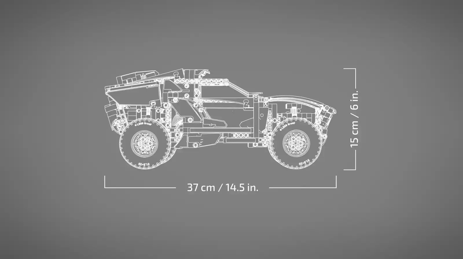 Авто-конструктор LEGO Technic Audi RS Q e-tron (42160)