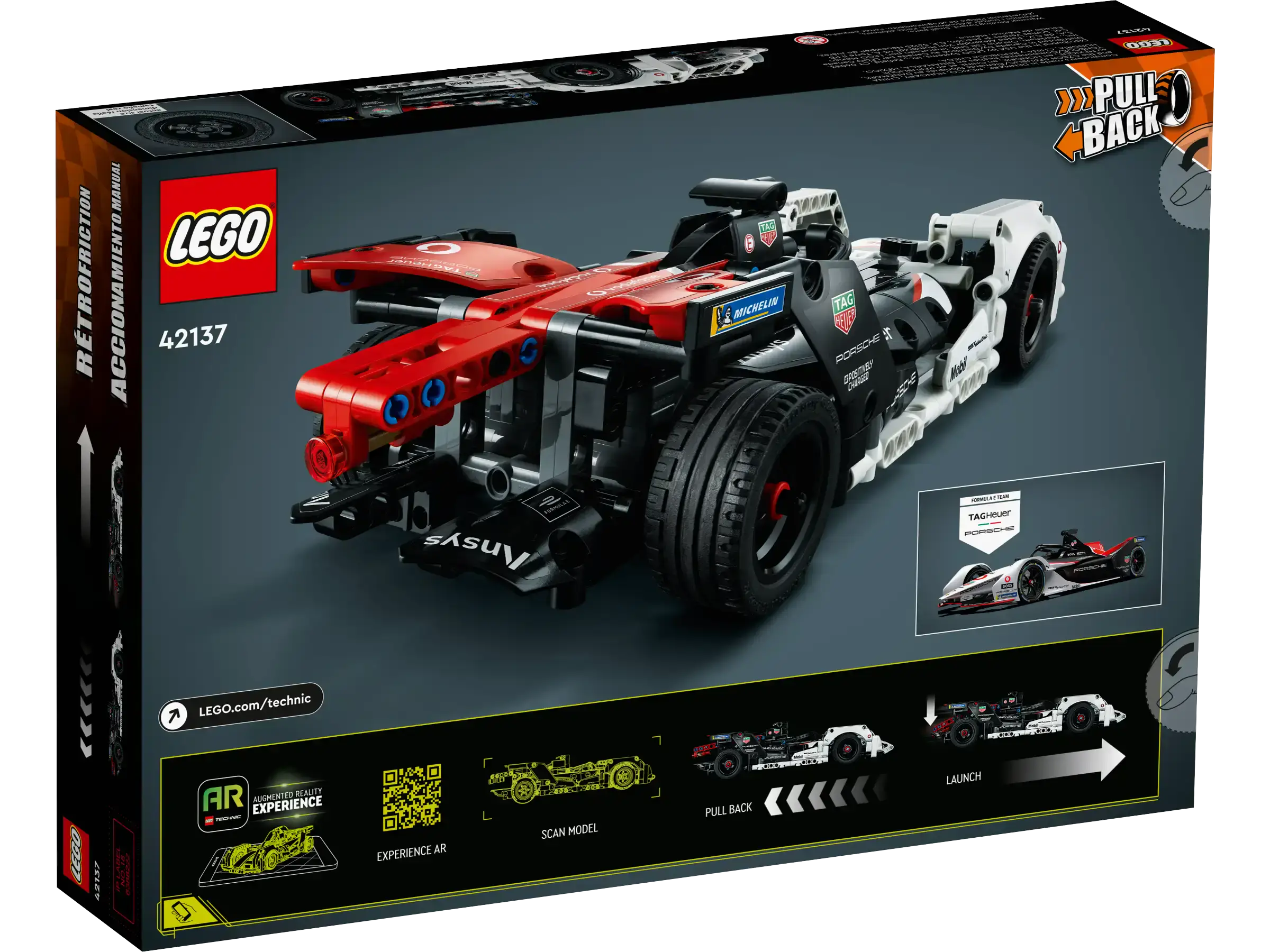 Авто-конструктор LEGO Technic Formula Porsche X Electric (42137)