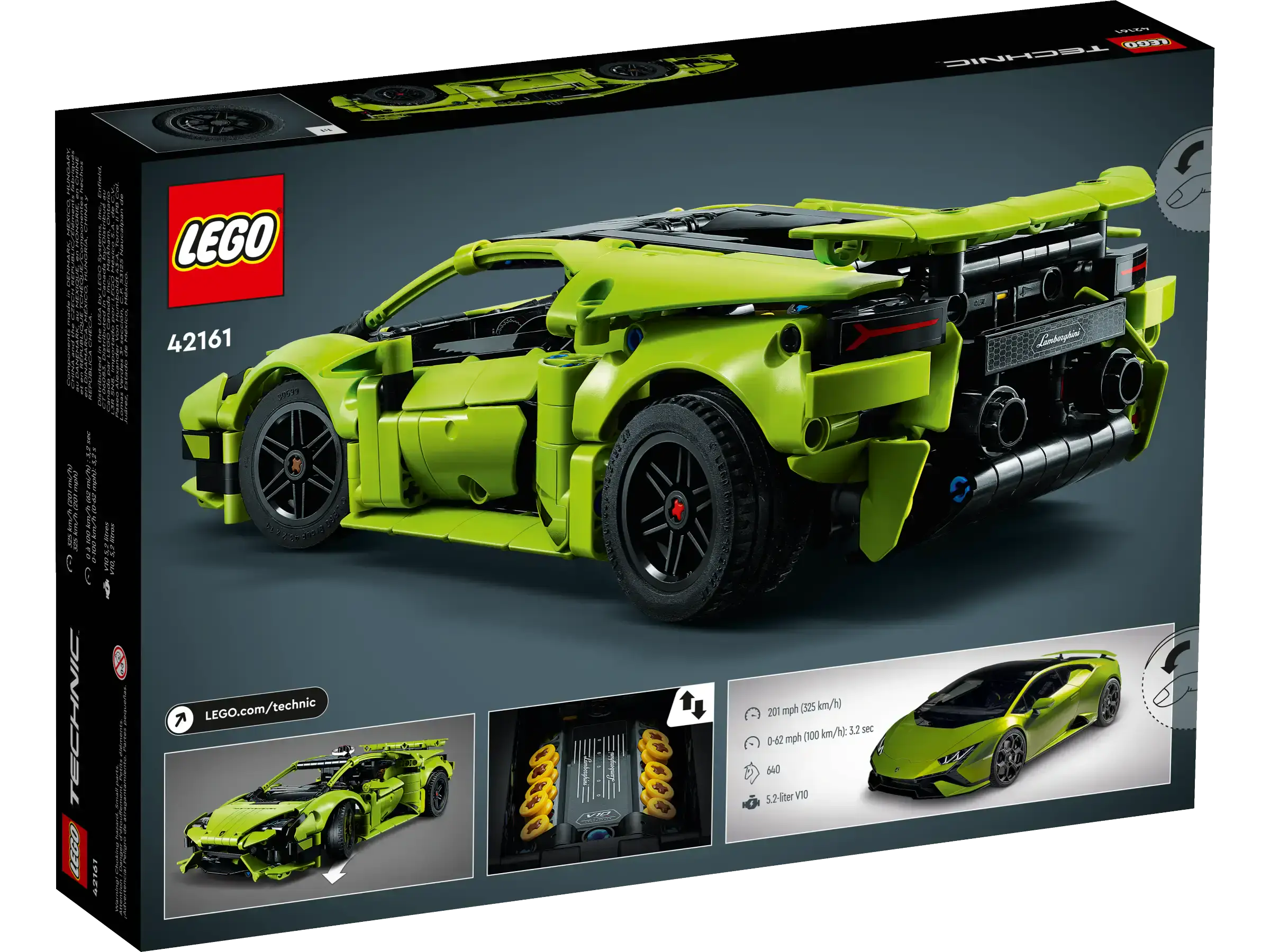 Авто-конструктор LEGO Technic Lamborghini Huracan Tecnica (42161)