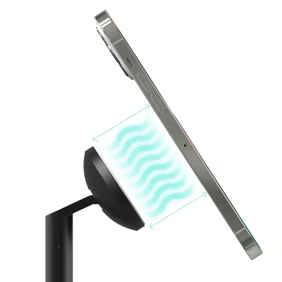 Бездротовий зарядний пристрій з регулюванням висоти Mophie 3-in-1 Extendable Stand with MagSafe (401311462)