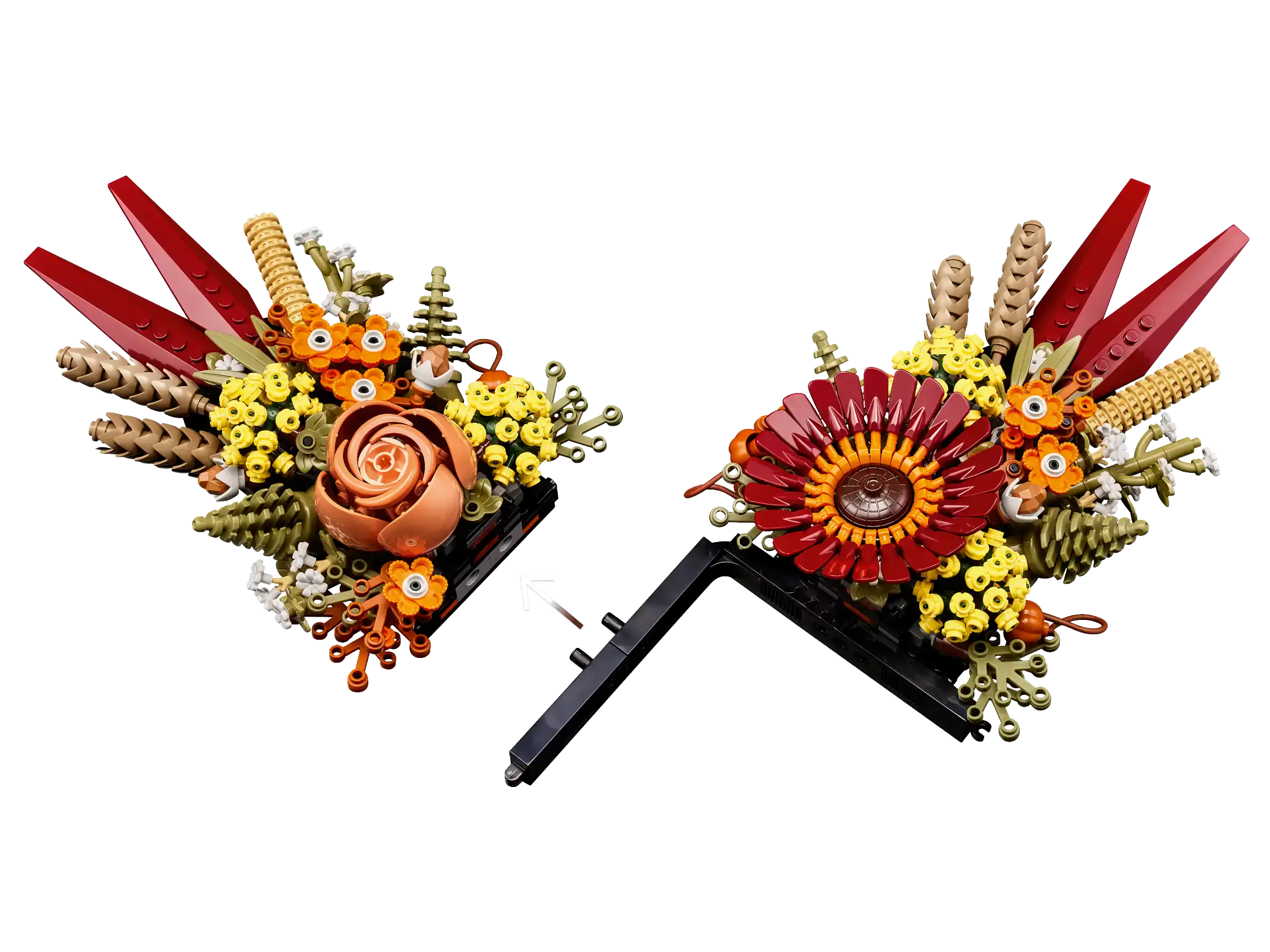 Блоковий конструктор LEGO Icons Ікебана з сухоцвітів (10314)