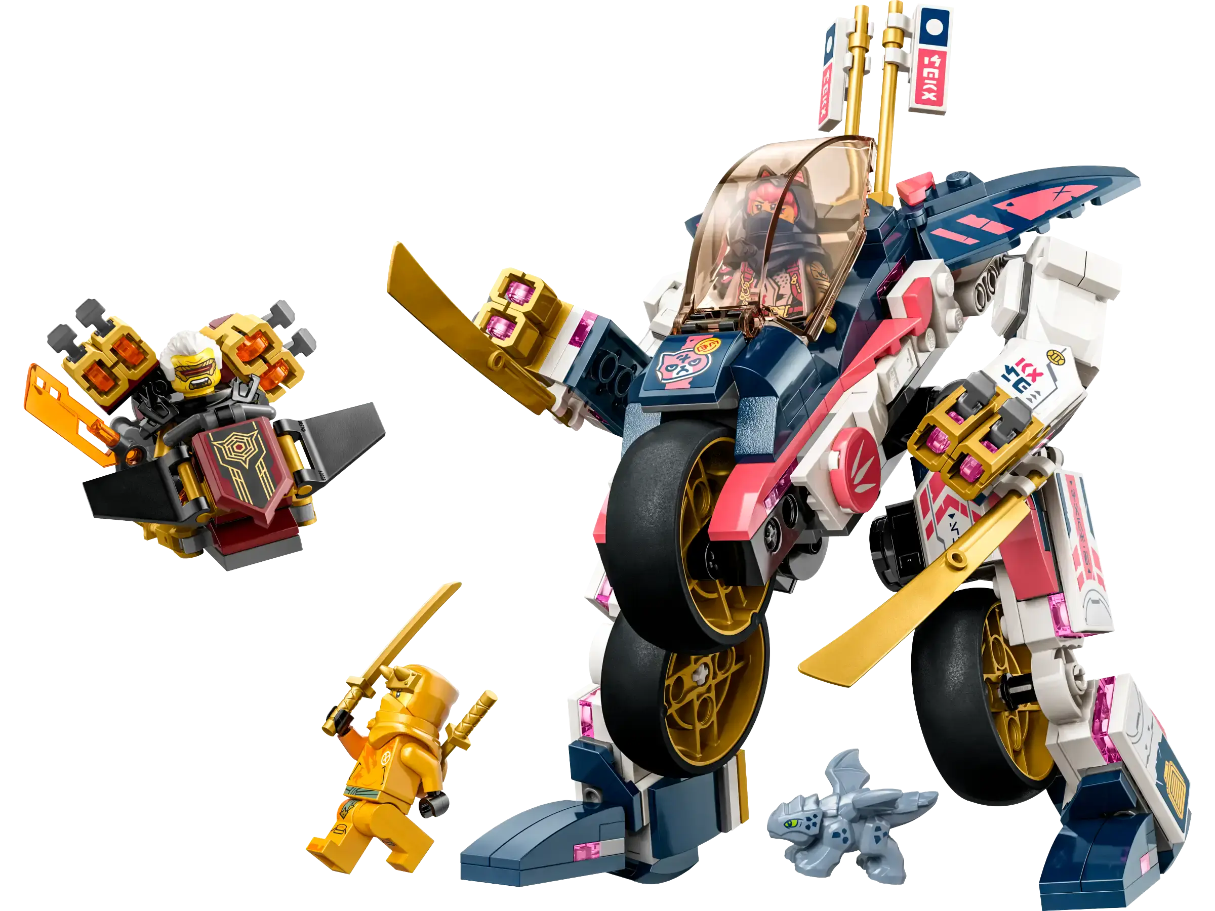 Блочный конструктор LEGO Ninjago Перегонной робобайк-трансформер Sora's (71792)