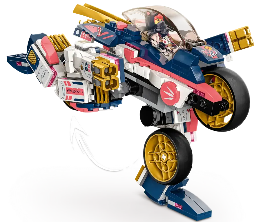 Блоковий конструктор LEGO Ninjago Перегоновий робобайк-трансформер Sora's (71792)