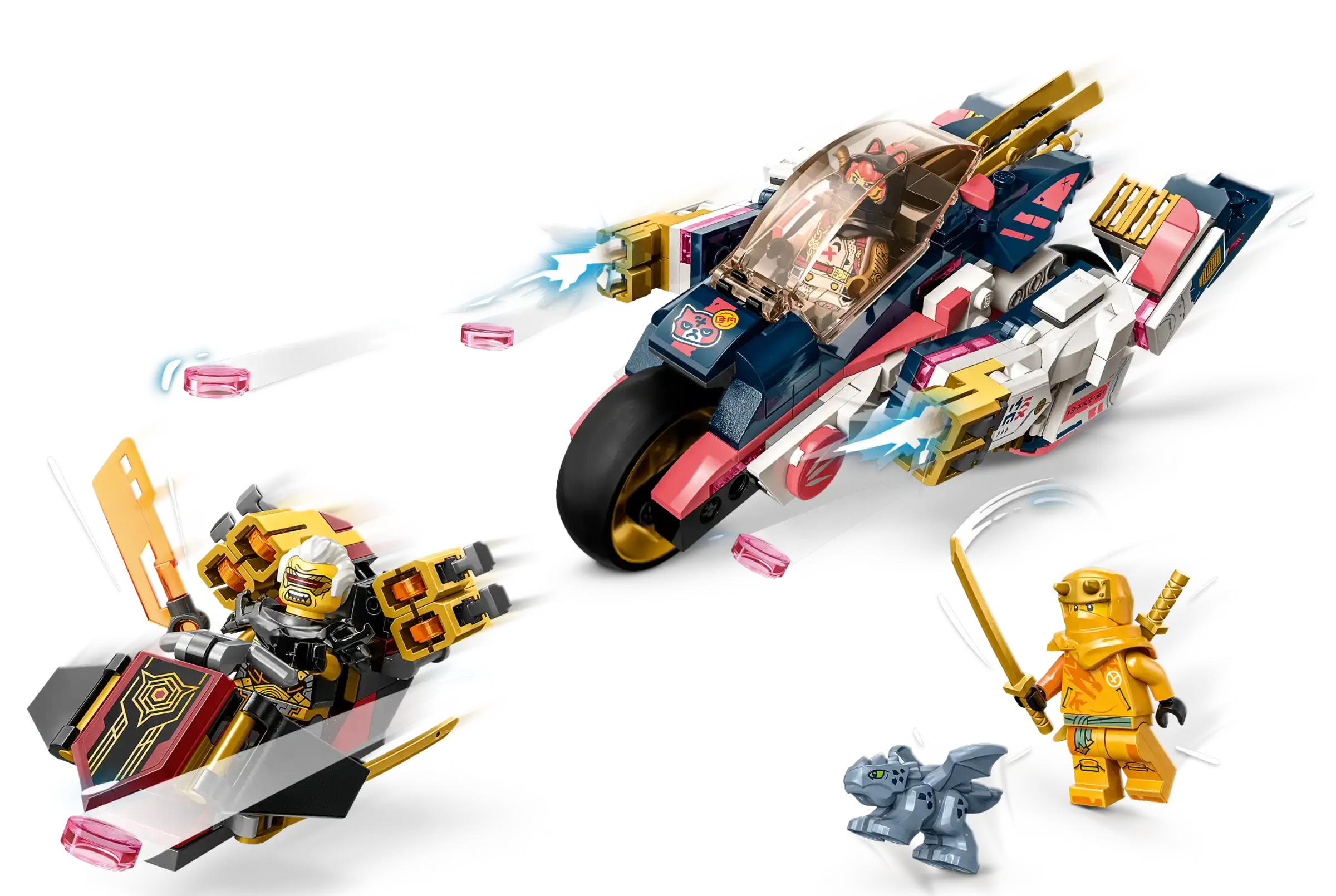 Блочный конструктор LEGO Ninjago Перегонной робобайк-трансформер Sora's (71792)