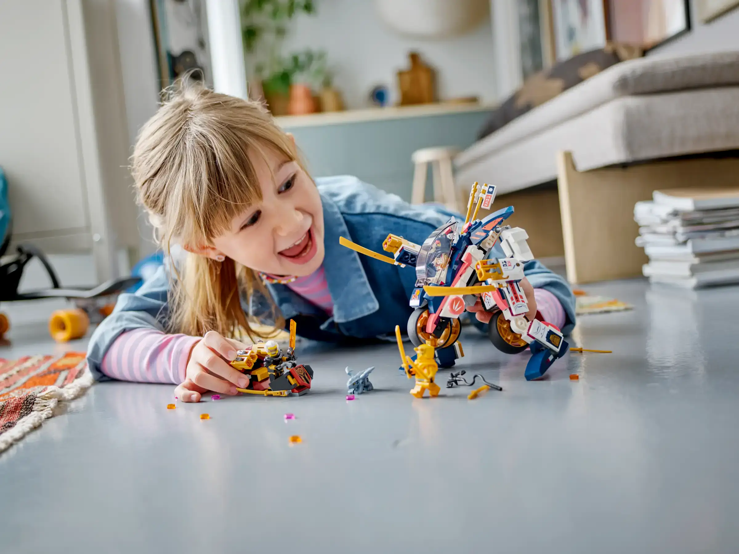 Блочный конструктор LEGO Ninjago Перегонной робобайк-трансформер Sora's (71792)