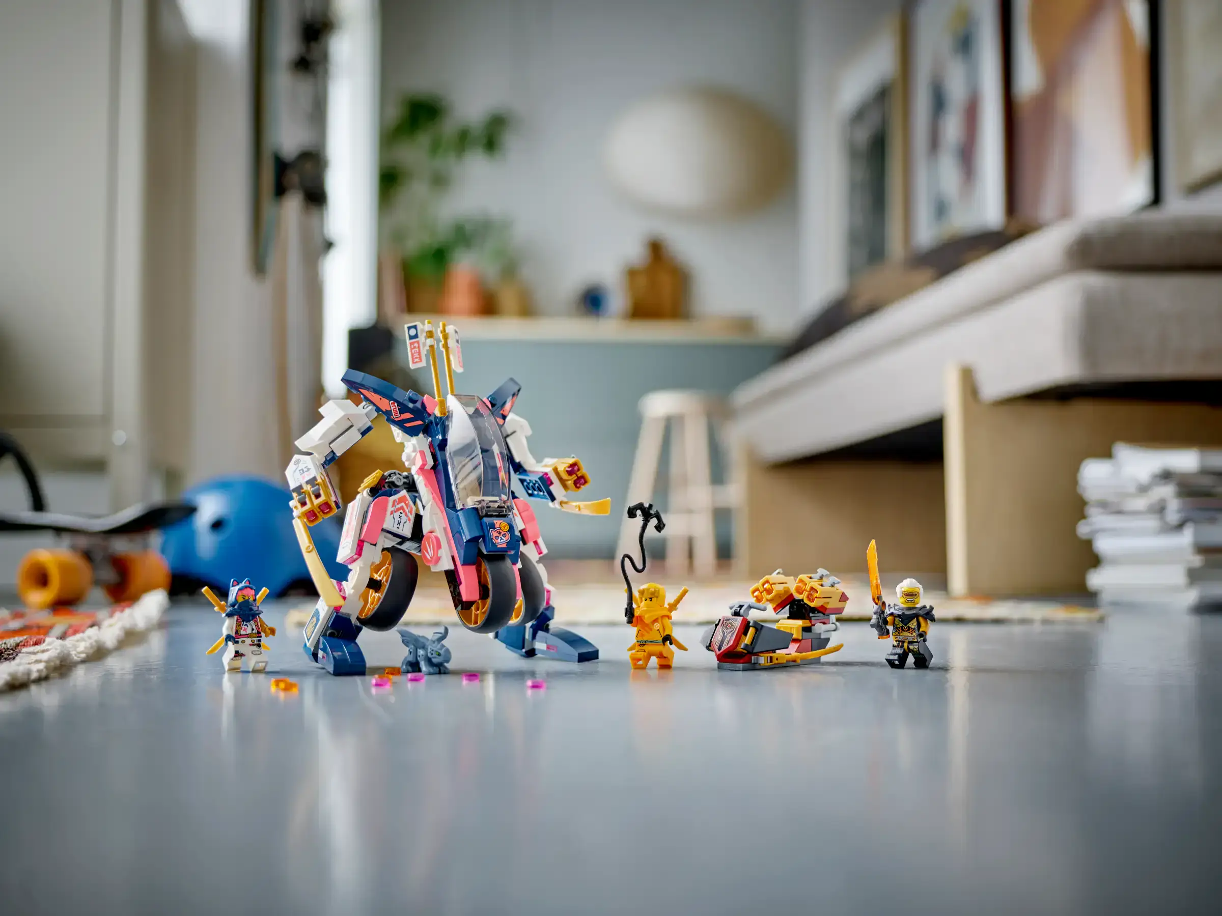 Блочный конструктор LEGO Ninjago Перегонной робобайк-трансформер Sora's (71792)