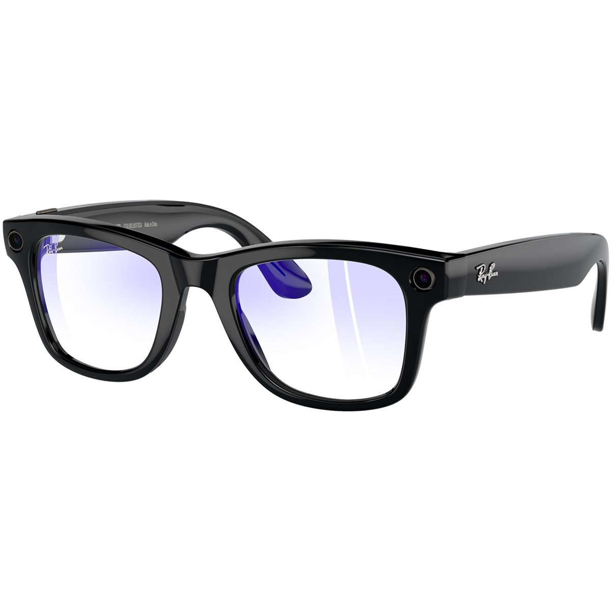 Смарт-очки Ray-Ban | Meta Wayfarer Standard - Shiny Black / Clear (RW4006 601/SB 50-22)