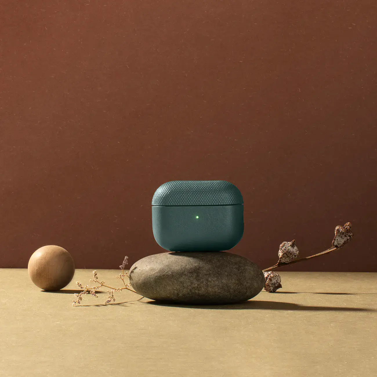 Чохол Native Union (RE) Classic Case Slate Green for Airpods Pro 2nd Gen (APPRO2-LTHR-GRN)