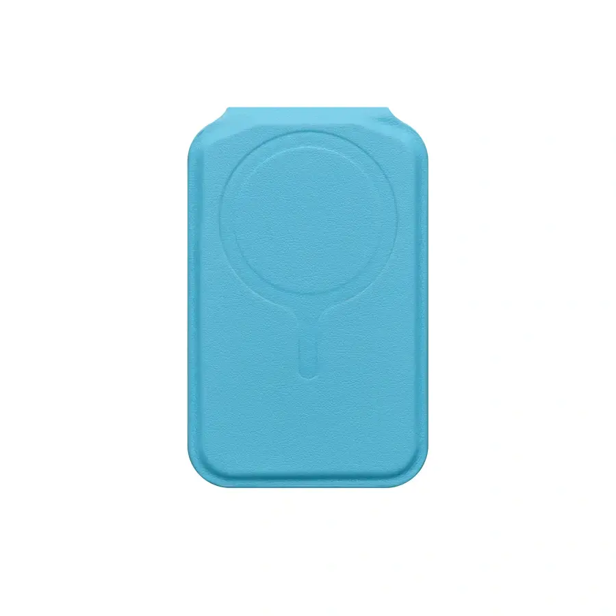 Гаманець для карток з підставкою для телефона Satechi Vegan-Leather Magnetic Wallet Stand with MagSafe - Blue (AP-MWSB)