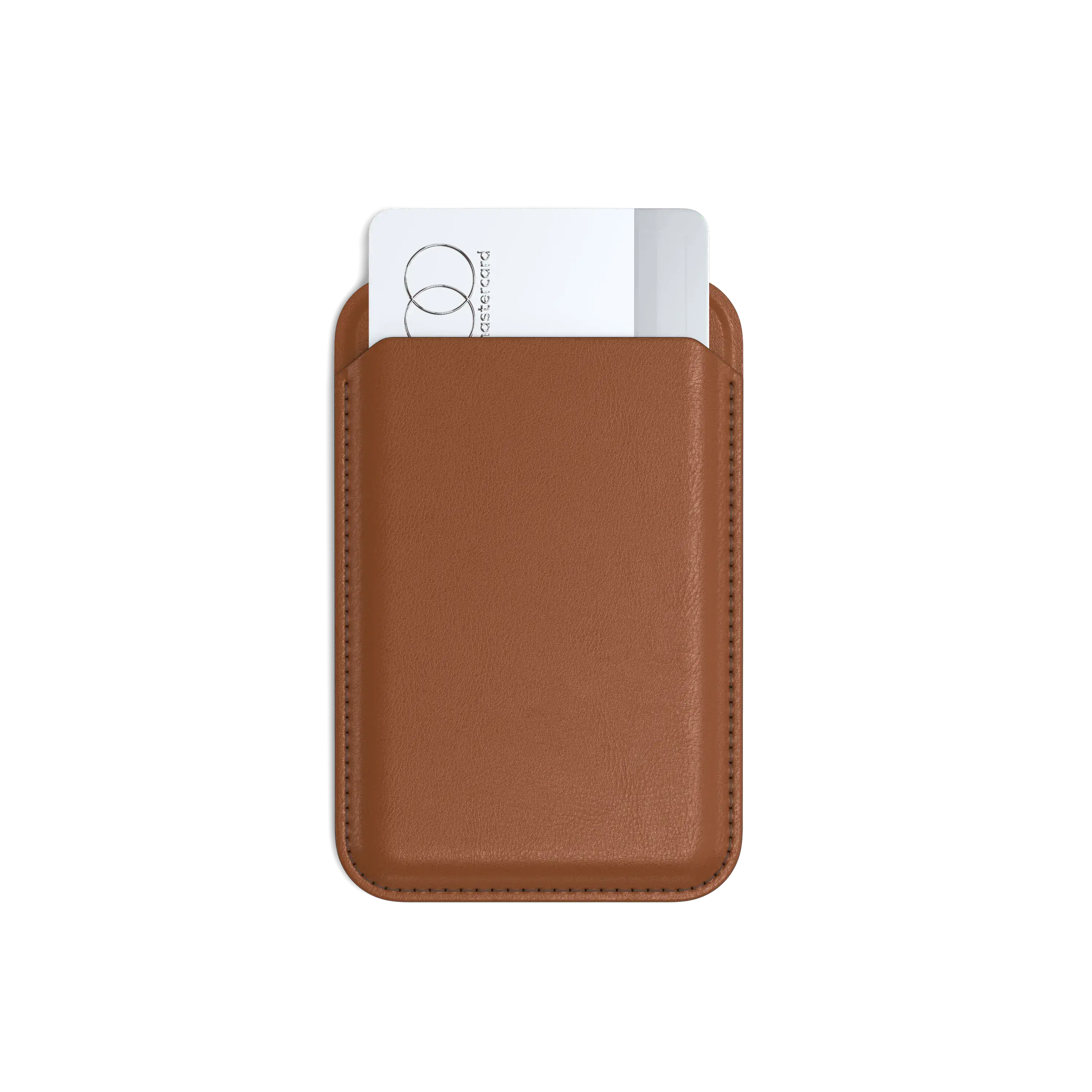 Гаманець для карток з підставкою для телефона Satechi Vegan-Leather Magnetic Wallet Stand with MagSafe - Brown (ST-VLWN)