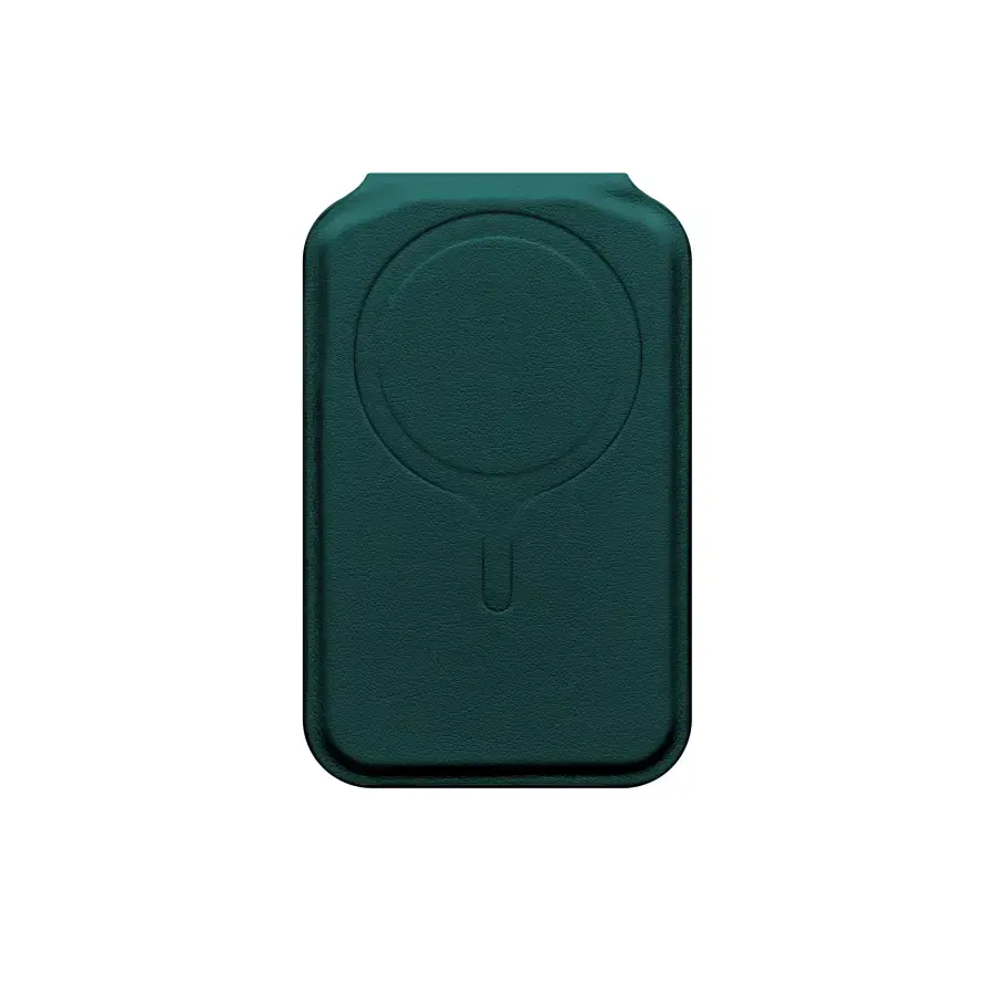 Гаманець для карток з підставкою для телефона Satechi Vegan-Leather Magnetic Wallet Stand with MagSafe - Green (AP-MWS)