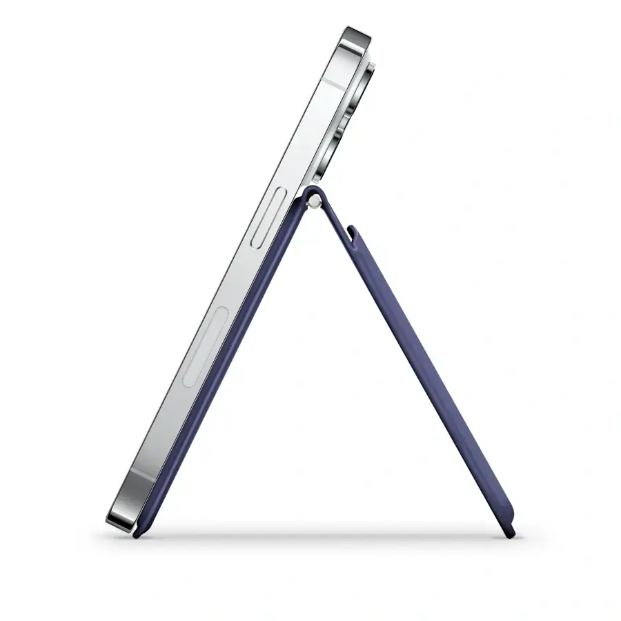 Гаманець для карток з підставкою для телефона Satechi Vegan-Leather Magnetic Wallet Stand with MagSafe - Purple (AP-MWSV)