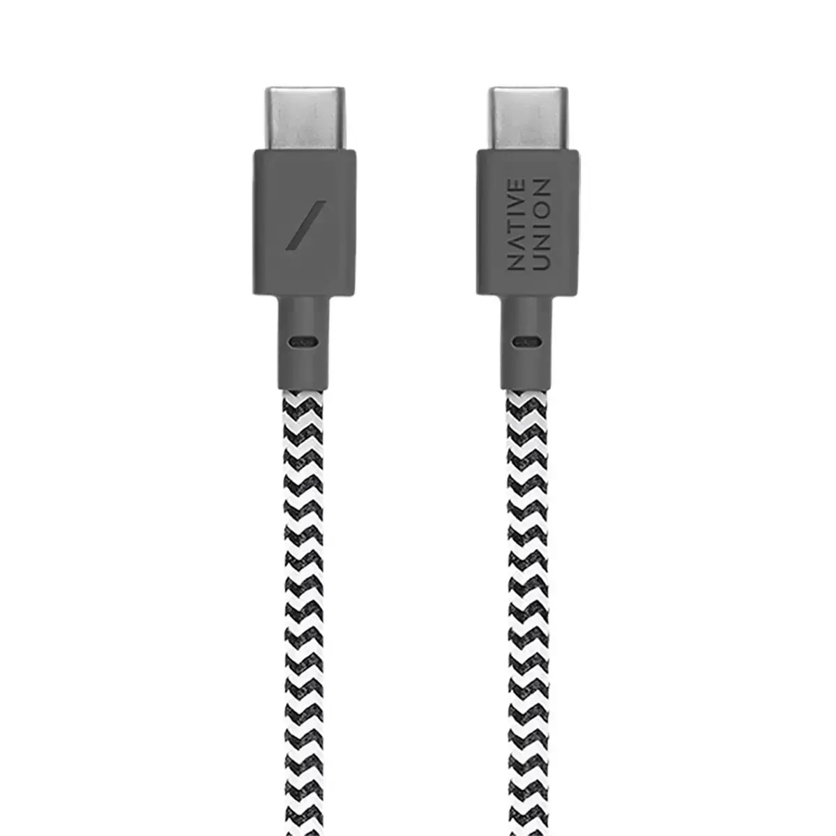 Кабель Native Union Belt Cable USB-C to USB-C Slate Zebra (1.2 m) (BELT-C-ZEB-2-NP)