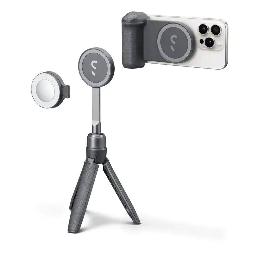 Магнітна ручка-штатив-PowerBank з бездротовою кнопкою спуску затвору ShiftCam SnapGrip Starter Kit (HR2Y2)