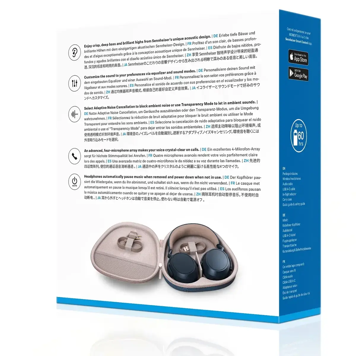 Наушники Sennheiser MOMENTUM 4 Wireless Denim (700386)