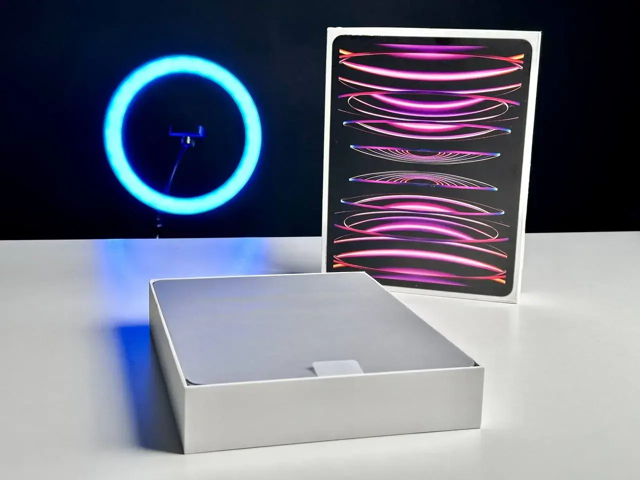 NEW SWAP iPad Pro 12.9" 2022 Wi-Fi + Cellular 256GB Space Gray (MP603, MP203) 🔋100% (Состояние - 10/10, комплект - Полный, гарантия - 6 мес.)