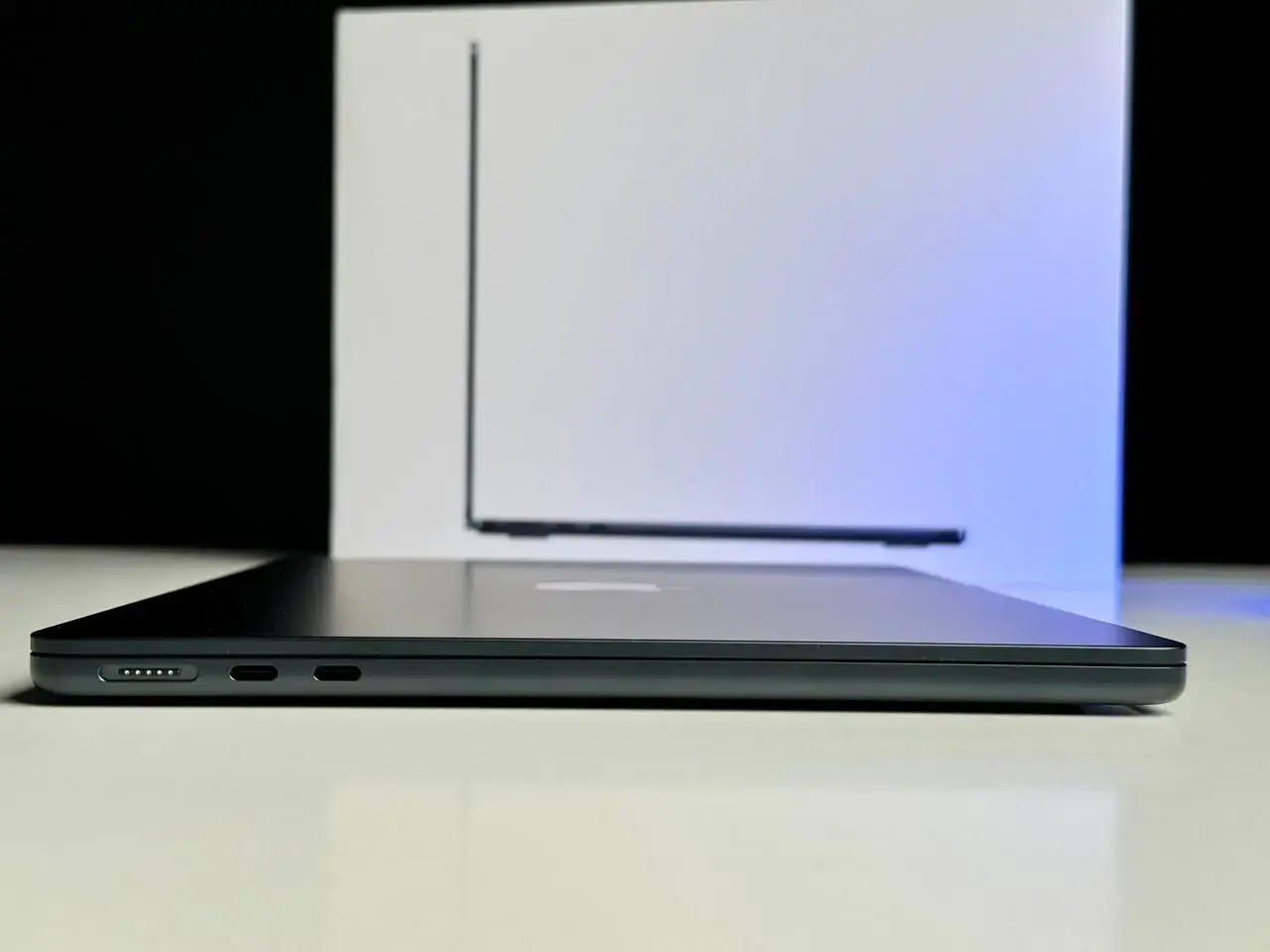 OPEN BOX MacBook Air 13.6" Midnight 2022 (MLY33)🔋100% (Стан - 10/10. Комплект - Повний | гарантія - 3 міс.) - Cycle 2
