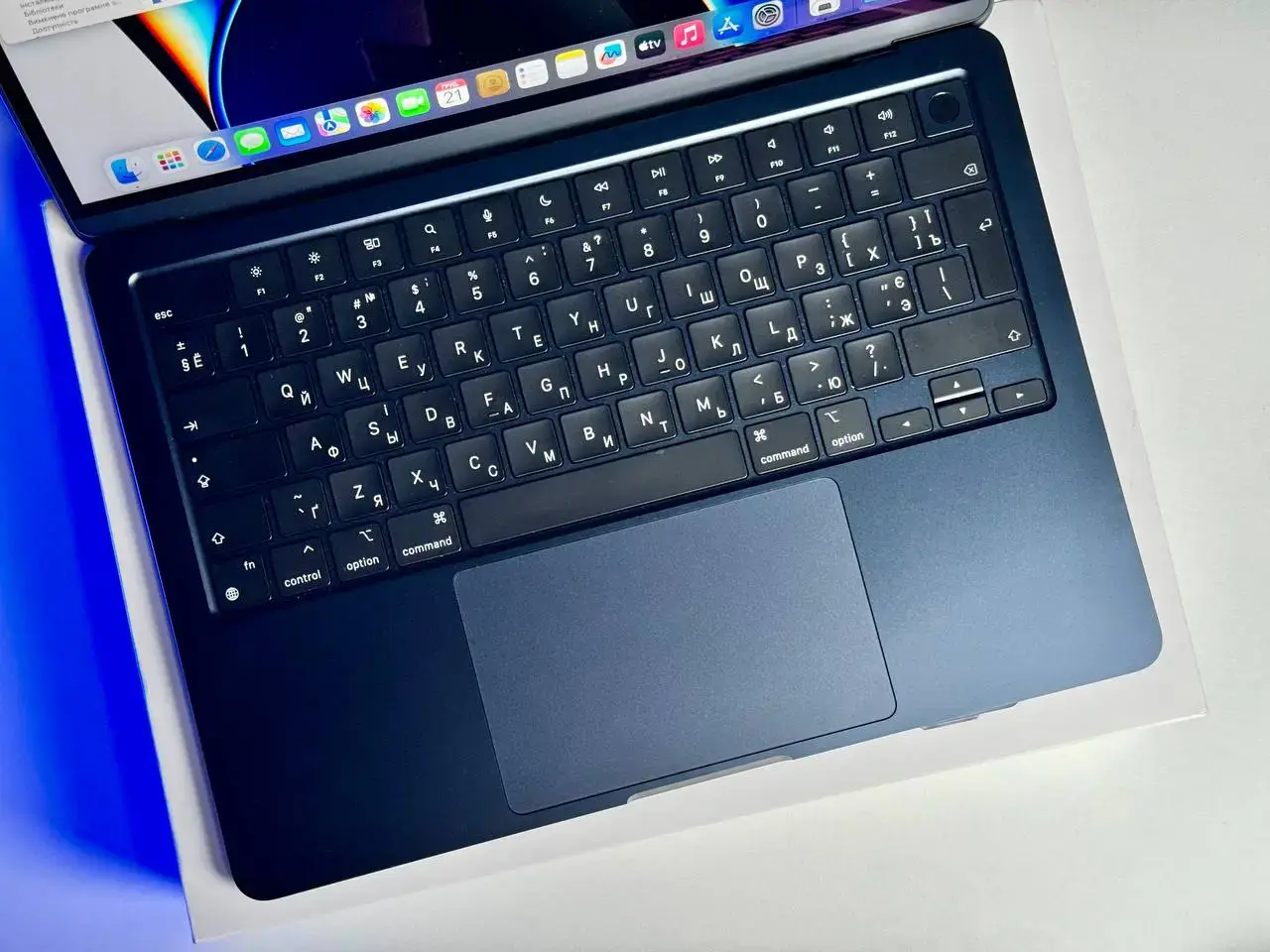 OPEN BOX MacBook Air 13.6" Midnight 2022 (MLY33)🔋100% (Стан - 10/10. Комплект - Повний | гарантія - 3 міс.) - Cycle 2