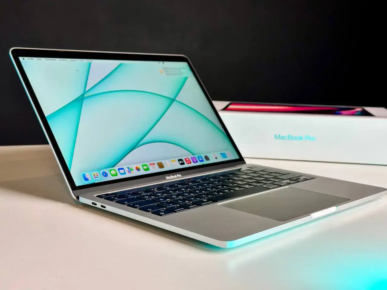 OPEN BOX MacBook Pro 13" Silver (MYDA2) 2020🔋100% (Стан - 10/10. Комплект - повний | гарантія - 3 міс.) - Cycle 4