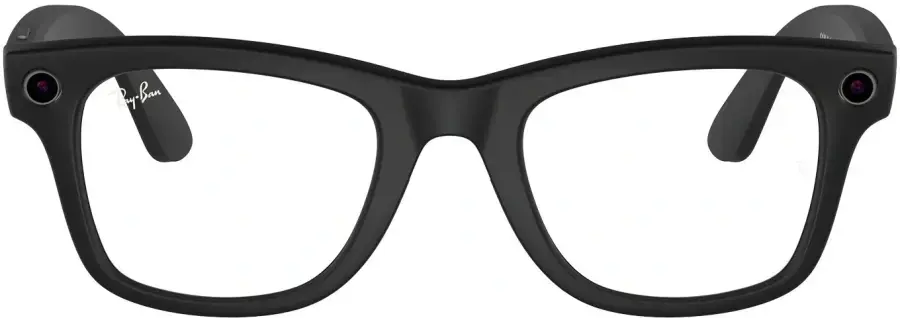 Смарт-очки Ray-Ban | Meta Wayfarer Standard - Matte Black / Clear to G-15 Green Transitions (RW4006 601SM1 50-22)