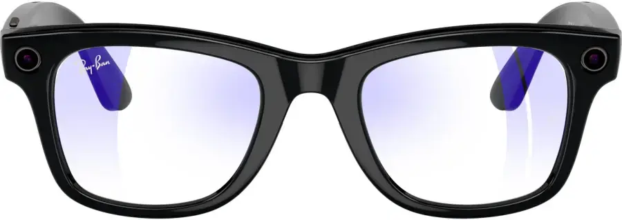 Смарт-очки Ray-Ban | Meta Wayfarer Standard - Shiny Black / Clear (RW4006 601/SB 50-22)