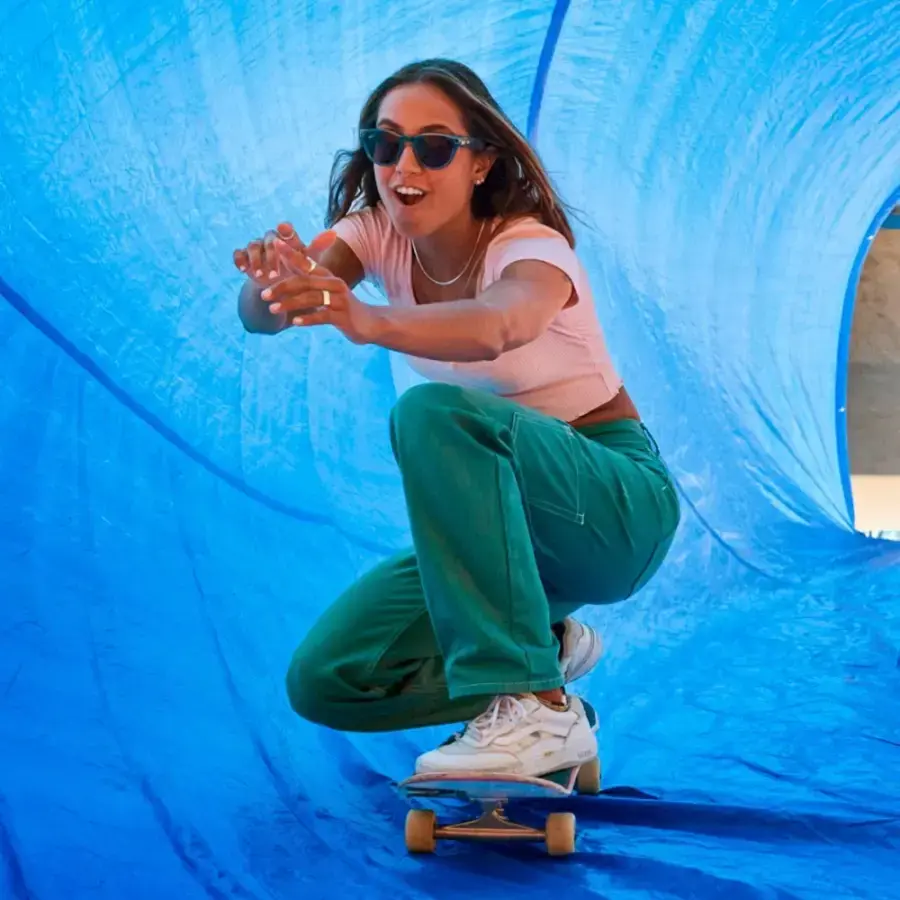 Смарт-очки Ray-Ban | Meta Wayfarer Standard - Shiny Black/G-15 Green (RW4006 601/71 50-22)