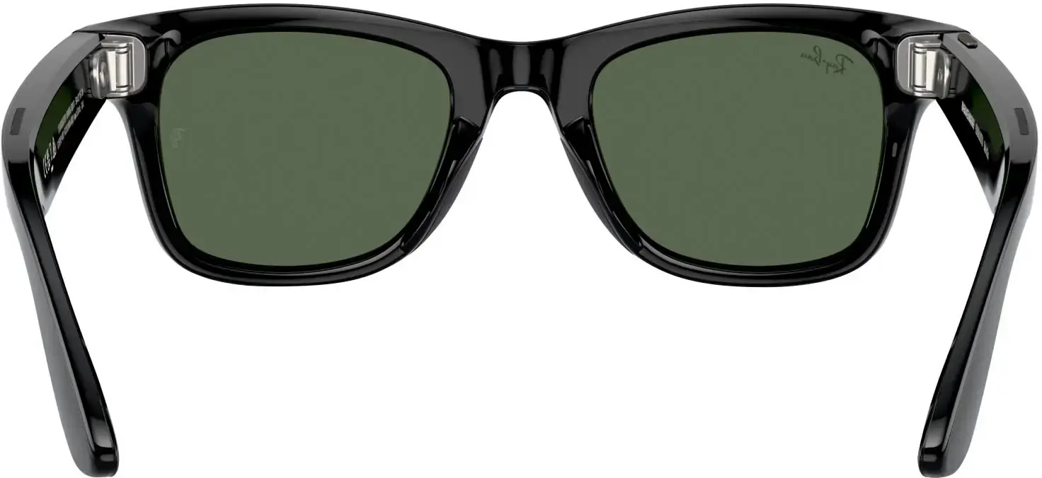 Смарт-окуляри Ray-Ban | Meta Wayfarer Large - Shiny Black / G-15 Green (RW4008 601/71 53-22)