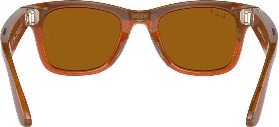Смарт-окуляри Ray-Ban | Meta Wayfarer Large - Shiny Caramel/Polarized Brown (RW4008 670683 53-22)