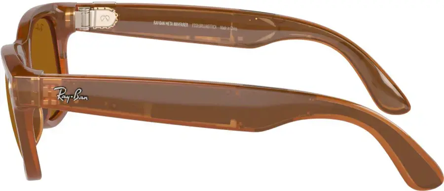 Смарт-окуляри Ray-Ban | Meta Wayfarer Large - Shiny Caramel/Polarized Brown (RW4008 670683 53-22)