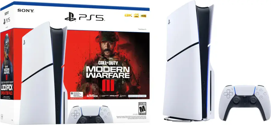 Стаціонарна ігрова приставка Sony PlayStation 5 Slim Blu-Ray 1TB - Call of Duty Modern Warfare III Bundle