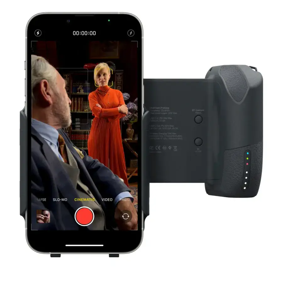 Тримач-док-станція-PowerBank бездротовою кнопкою спуску затвору, з кріпленням на штатив ShiftCam ProGrip Starter Kit (PG-SK-CH-EN-E)