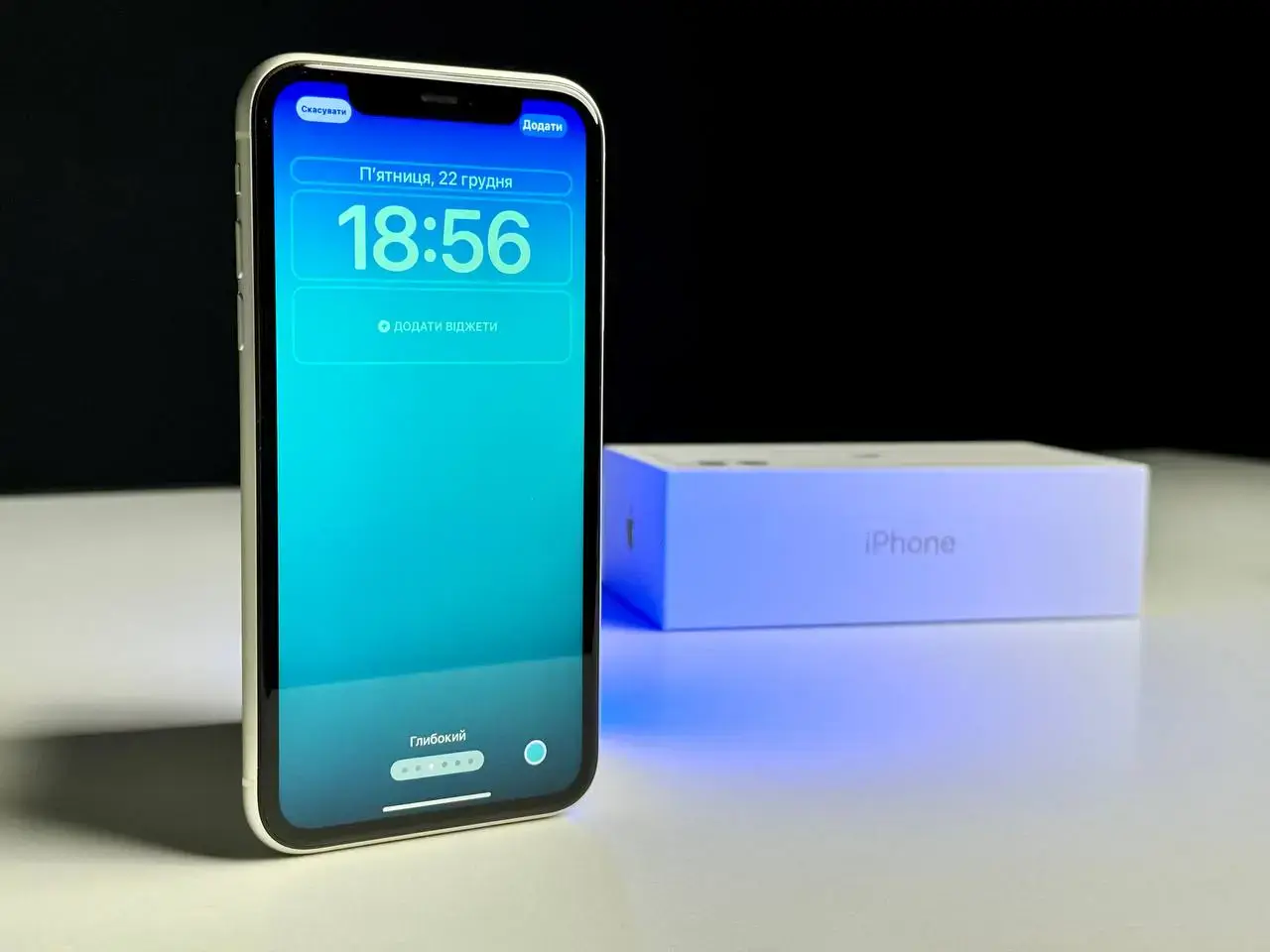 USED Apple iPhone 11 128GB White (MWLF2)🔋100%(Состояние - 9.5/10, Комплект - Полный | гарантия - 1 мес.)