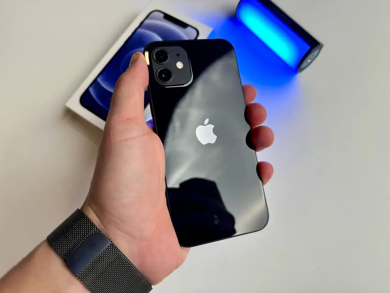 USED Apple iPhone 12 128GB Black (MGHC3, MGJA3)🔋87%(Состояние - 9.5/10, Комплект - Полный | гарантия - 1 мес.)