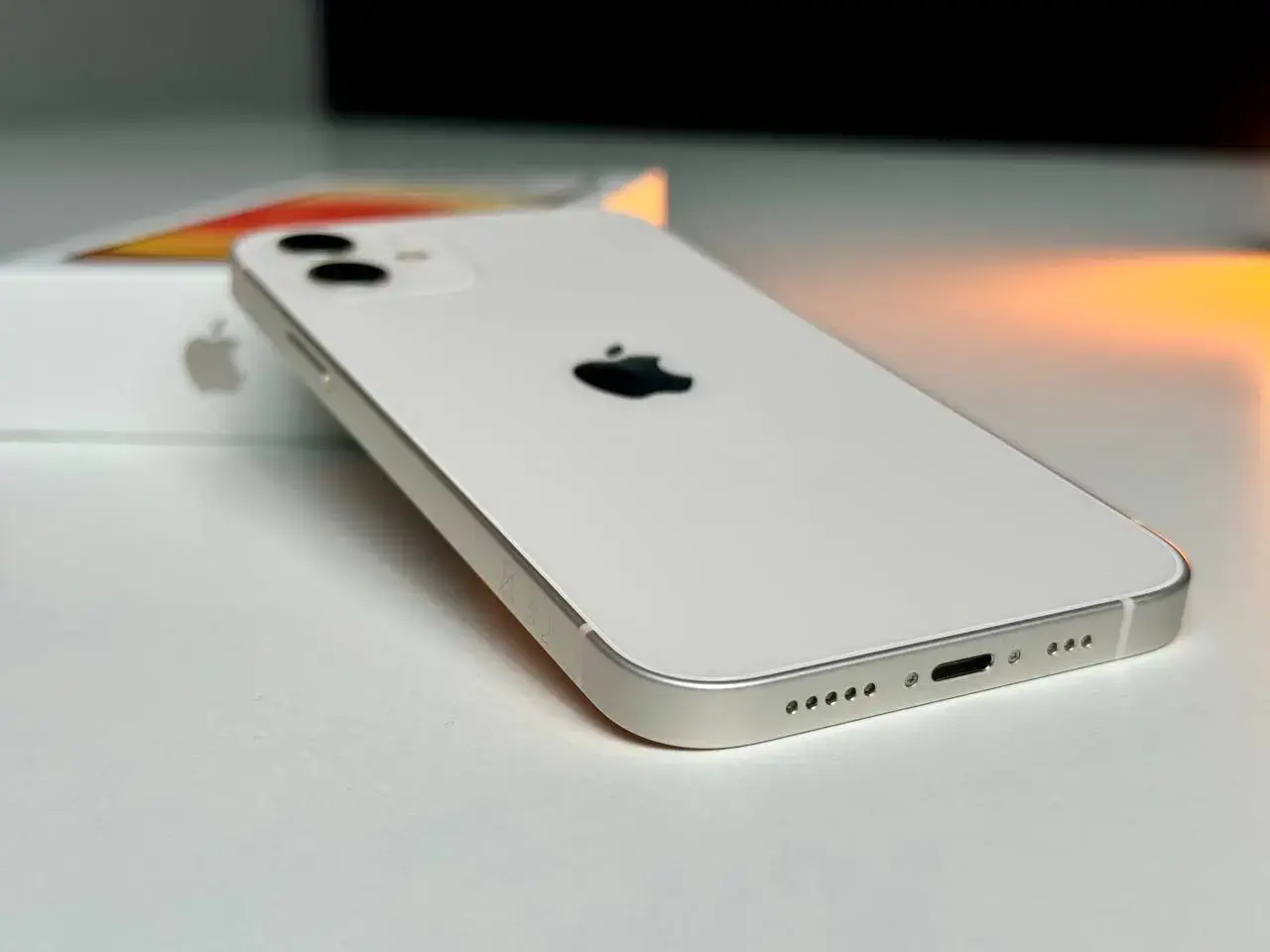 USED Apple iPhone 12 128GB White (MGHD3, MGJC3)🔋100%(Состояние - 9/10, Комплект - iPhone | гарантия - 1 мес.)