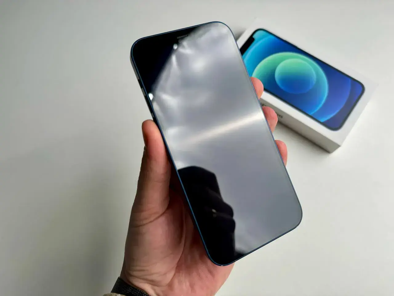 USED Apple iPhone 12 64GB Blue (MGH93, MGJ83)🔋100%(Стан - 8.5/10, Комплект - Повний | гарантія - 1 міс.)