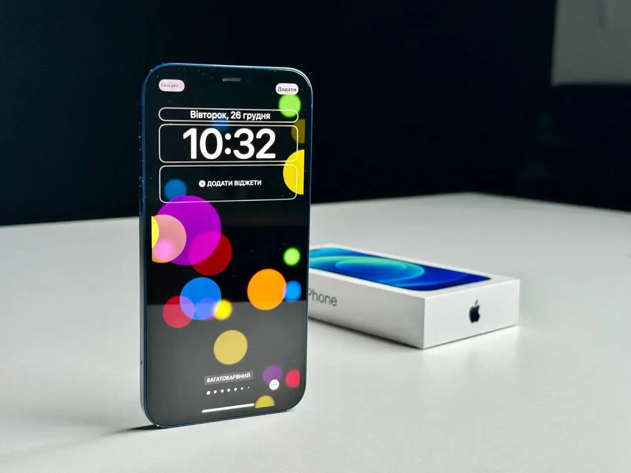 USED Apple iPhone 12 64GB Blue (MGH93, MGJ83)🔋100%(Стан - 8.5/10, Комплект - Повний | гарантія - 1 міс.)