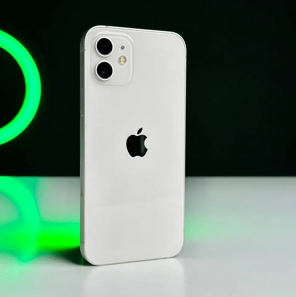USED Apple iPhone 12 64GB White (MGH73, MGJ63)🔋85%(Стан - 8.5/10, Комплект - iPhone | гарантія - 1 міс.)