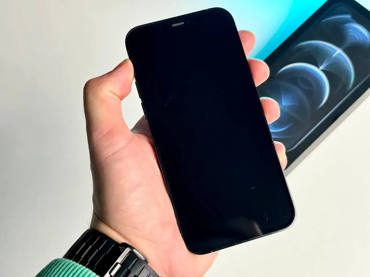 USED Apple iPhone 12 Pro 256GB Pacific Blue (MGLW3, MGMT3)🔋86%(Стан - 9.5/10, Комплект - Повний | гарантія - 1 міс.)