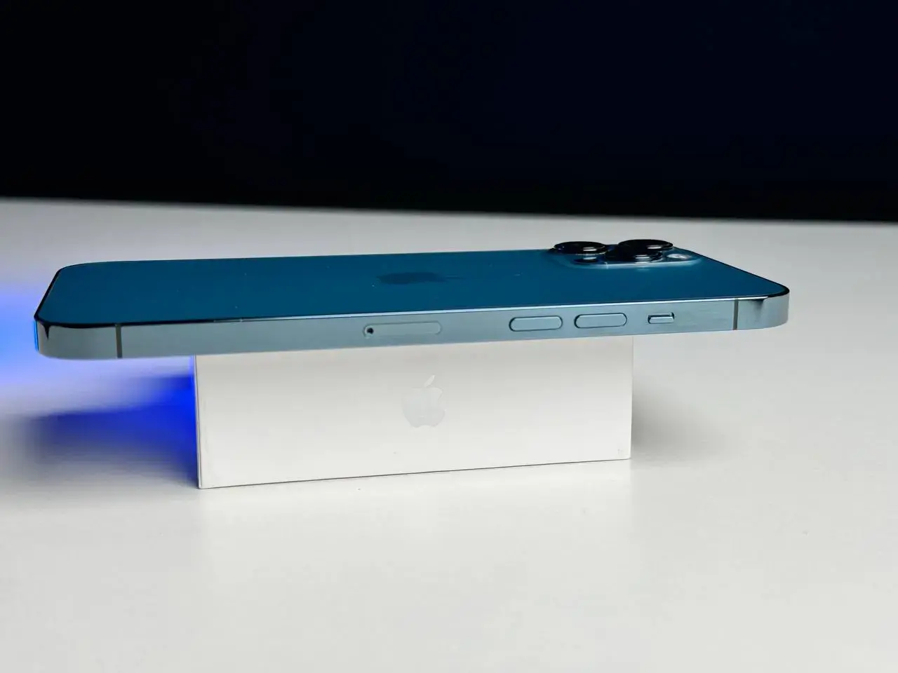 USED Apple iPhone 12 Pro Max 128GB Pacific Blue (MGCJ3, MGDA3)🔋87%(Стан - 9/10, Комплект - iPhone | гарантія - 1 міс.)