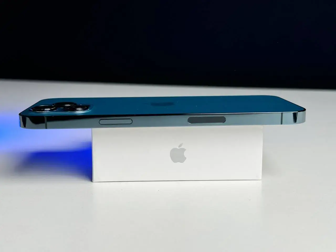 USED Apple iPhone 12 Pro Max 128GB Pacific Blue (MGCJ3, MGDA3)🔋87%(Стан - 9/10, Комплект - iPhone | гарантія - 1 міс.)
