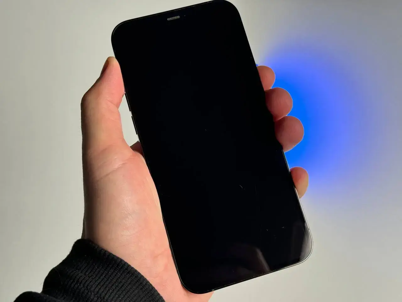 USED Apple iPhone 12 Pro Max 128GB Pacific Blue (MGCJ3, MGDA3)🔋87%(Стан - 9/10, Комплект - iPhone | гарантія - 1 міс.)