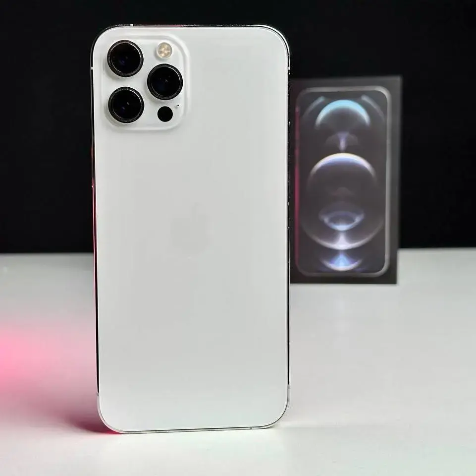 USED Apple iPhone 12 Pro Max 128GB Silver (MGCG3, MGD83)🔋100%(Состояние - 9/10, Комплект - Полный | гарантия - 1 мес.)