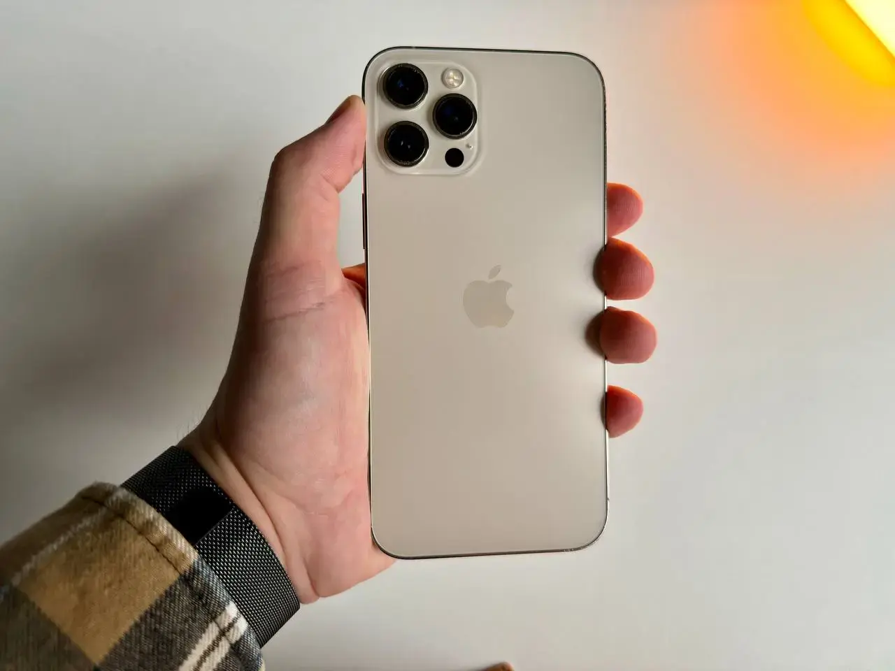 USED Apple iPhone 12 Pro Max 256GB Gold (MGCM3, MGDE3)🔋100%(Состояние - 8/10, Комплект - iPhone | гарантия - 1 мес.)