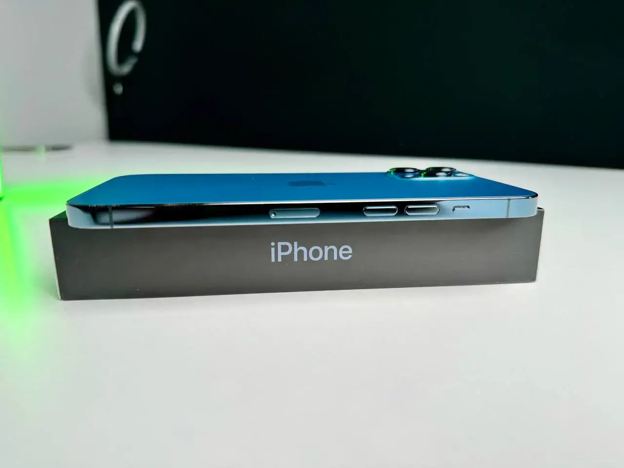 USED Apple iPhone 12 Pro Max 512GB Pacific Blue (MGCT3, MGDL3)🔋100%(Стан - 7.5/10, Комплект - iPhone | гарантія - 1 міс.)