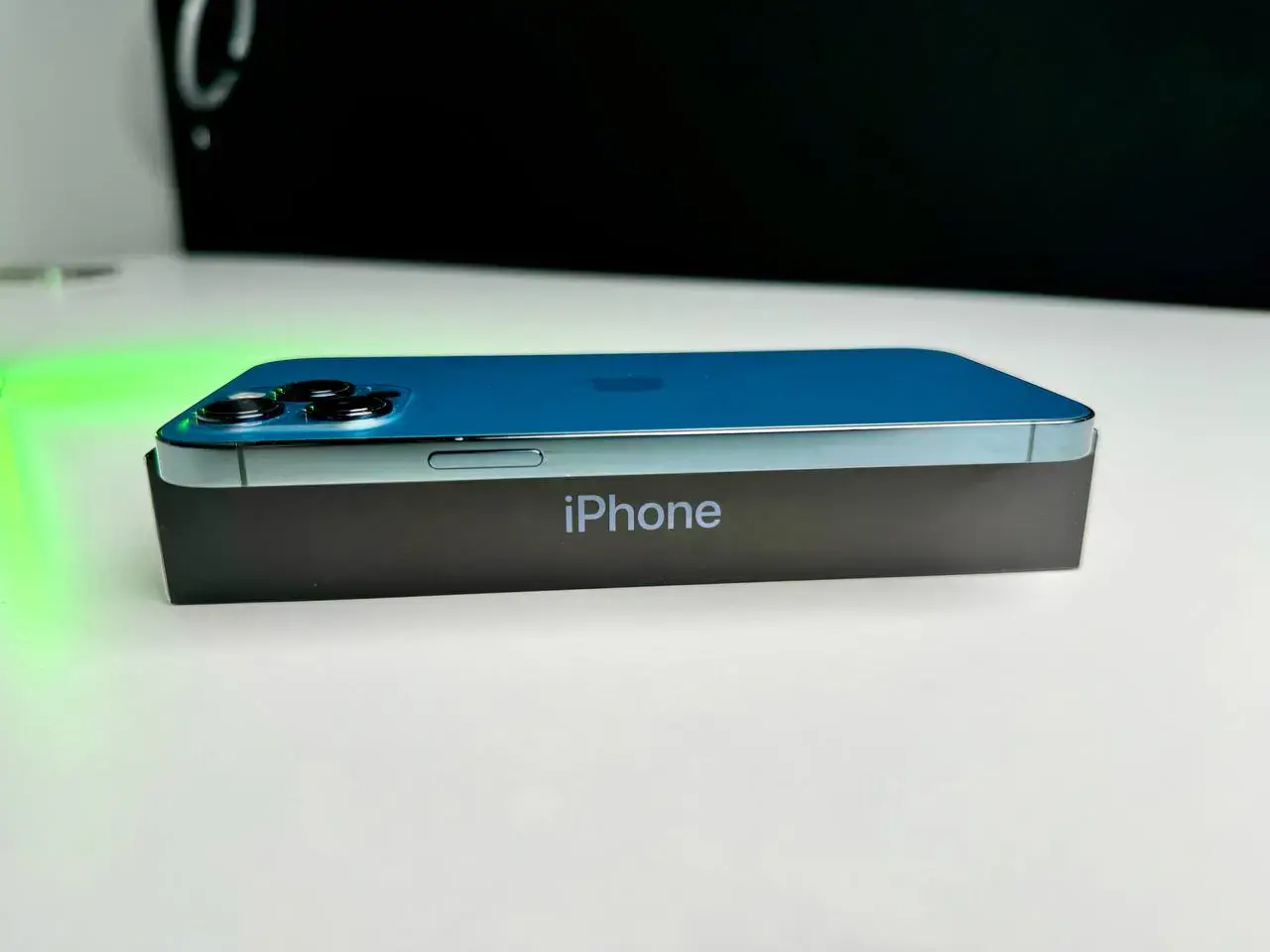 USED Apple iPhone 12 Pro Max 512GB Pacific Blue (MGCT3, MGDL3)🔋100%(Стан - 7.5/10, Комплект - iPhone | гарантія - 1 міс.)