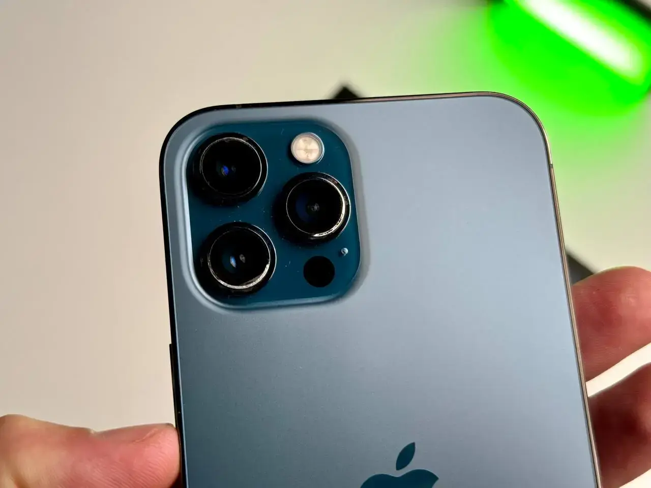 USED Apple iPhone 12 Pro Max 512GB Pacific Blue (MGCT3, MGDL3)🔋100%(Стан - 7.5/10, Комплект - iPhone | гарантія - 1 міс.)